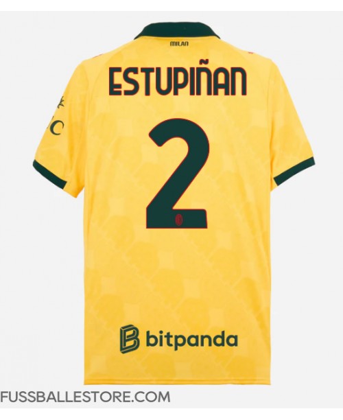 Günstige AC Milan Pervis Estupinan #2 3rd trikot 2025-26 Kurzarm Günstige AC Milan Pervis Estupinan #2 3rd trikot 2025-26 Kurzarm